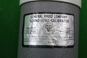 Thumbnail image of General Radio Company Sound Level Calibrator Type 1567