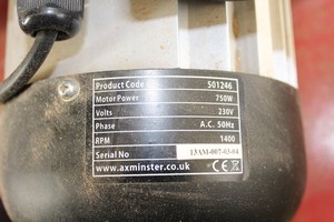 Thumbnail image of Axminster Hobby Band Saw Model AWHB535ON Wood Metal Steel Workshop Woodwork