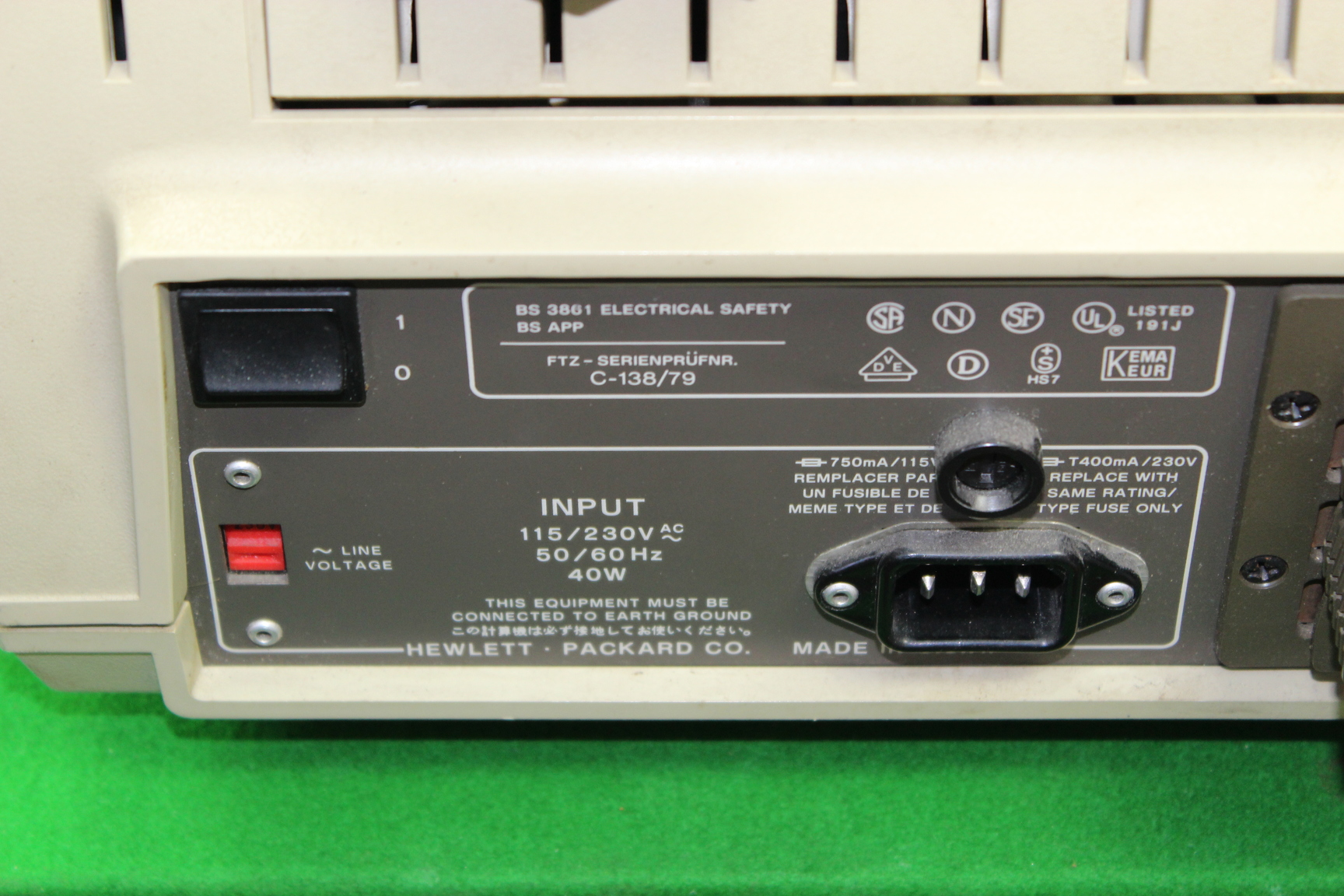 Image of HP  85 Computer with 3 new Data Tapes & 2 x HP-1B Interface 