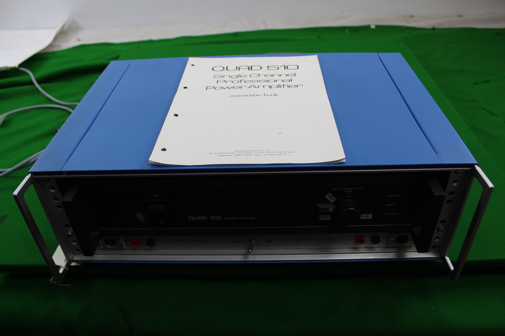 Image of Quad 510 Single Channel Professional Power Amplifier Sound Lab Equipment