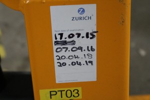 Thumbnail image of GS High Lift Pallet Truck Capacity 1000KG Stabilise Wheels Fork Manual Lift  