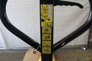 Thumbnail image of GS High Lift Pallet Truck Capacity 1000KG Stabilise Wheels Fork Manual Lift  