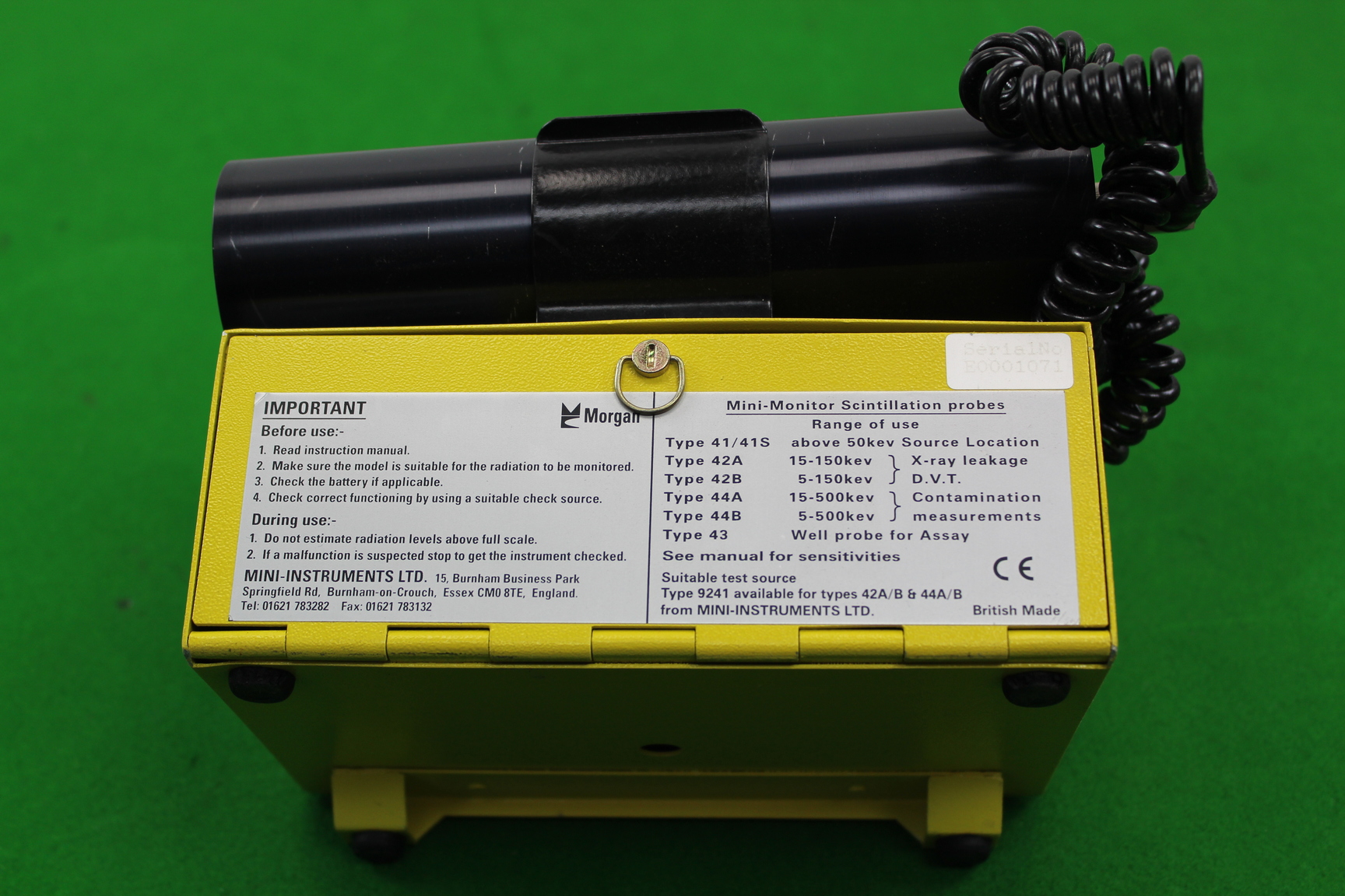 Mini Instruments Geiger Mini Instruments Geiger Counter Mini Monitor Radiation Monitor 12-18 V