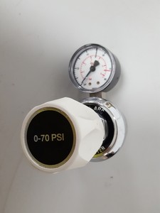 Thumbnail image of Lot of 6 Gas Regulators Multi-Stage CO2 Helium Saffire Lab-Master Untested