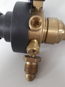 Thumbnail image of Lot of 6 Gas Regulators Multi-Stage CO2 Helium Saffire Lab-Master Untested