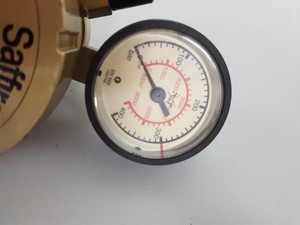 Thumbnail image of Lot of 6 Gas Regulators Multi-Stage CO2 Helium Saffire Lab-Master Untested
