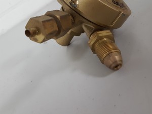 Thumbnail image of Lot of 6 Gas Regulators Multi-Stage CO2 Helium Saffire Lab-Master Untested