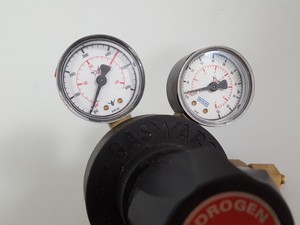 Thumbnail image of Lot of 6 Gas Regulators Multi-Stage CO2 Helium Saffire Lab-Master Untested