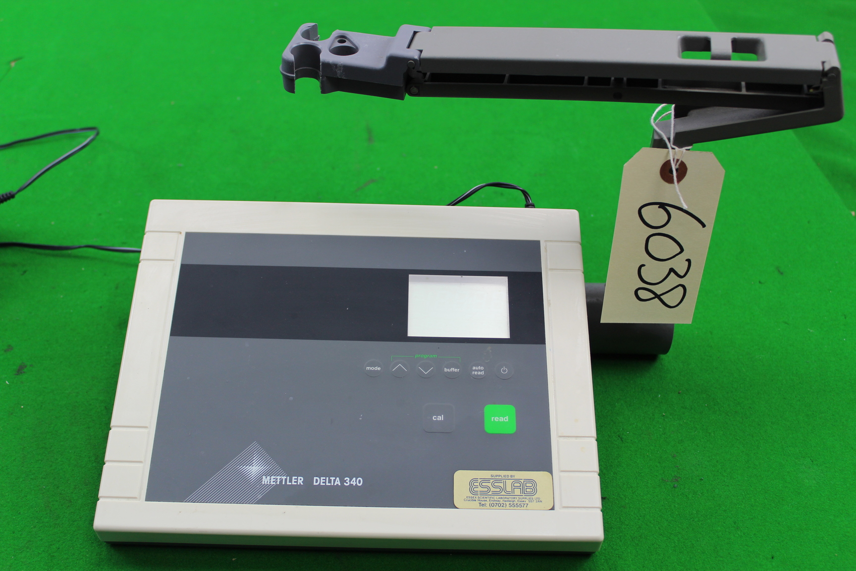 Image of Mettler Toledo Delta 340 pH Meter Laboratory Analytic Data Controller with Stand