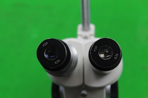 Thumbnail image of PZO Warszawa Vintage Stereo Microscope 6x Objectives Lab Medical Biology