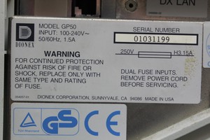 Thumbnail image of Dionex Chromatography System UVD170S Detector GP50 Gradient Pump Chromeleon 6.30