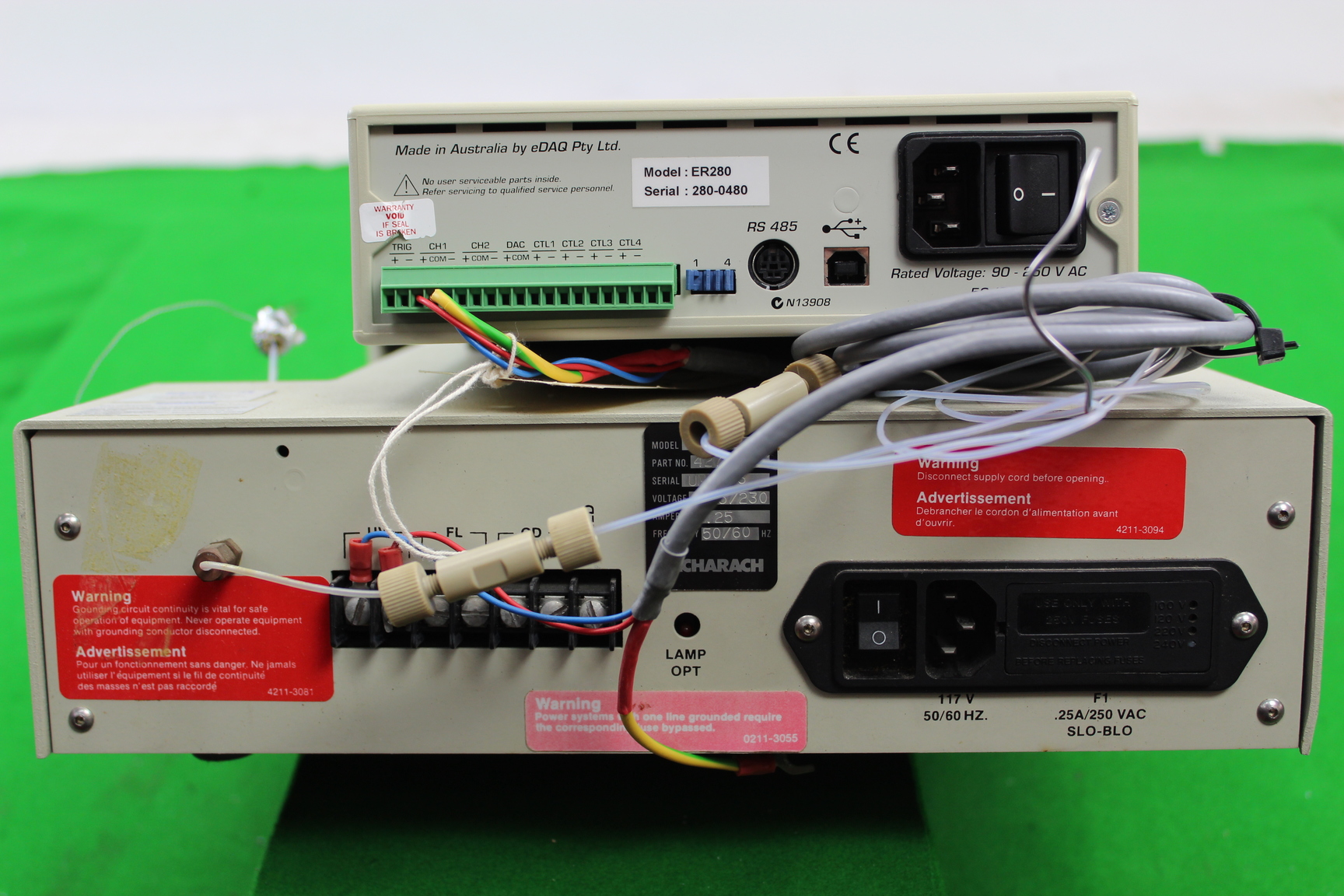 Image of Bacharach Coleman Tri Det + PowerChrom ER280 Chromatography Fluorescence Lab