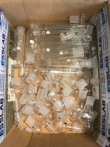 Thumbnail image of Job Lot Of Laboratory Glassware For Labs, Schools Pyrex Eppendorf Tubes Flasks