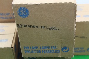 Thumbnail image of 8 x Brand New GE PAR Lamp 500PAR64/MFL 120V 500W