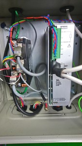 Thumbnail image of 2 x Parker XL Power Supply + 2 x Parker Vix500IM Servo Motor + Himel Panel Lab
