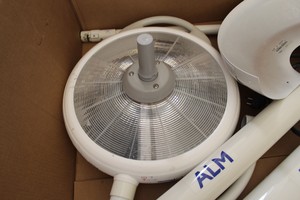 Thumbnail image of Pair Of ALM Prismalix PGH Theatre Surgical Lights Ceiling Mounted Medical A&E