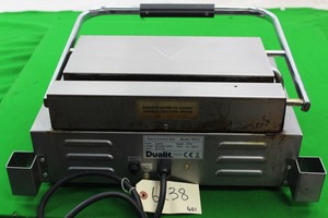 Thumbnail image of Dualit Panini Contact Grill RPG2 Commercial Catering 2.2kW 50-300° 220-230V 50Hz