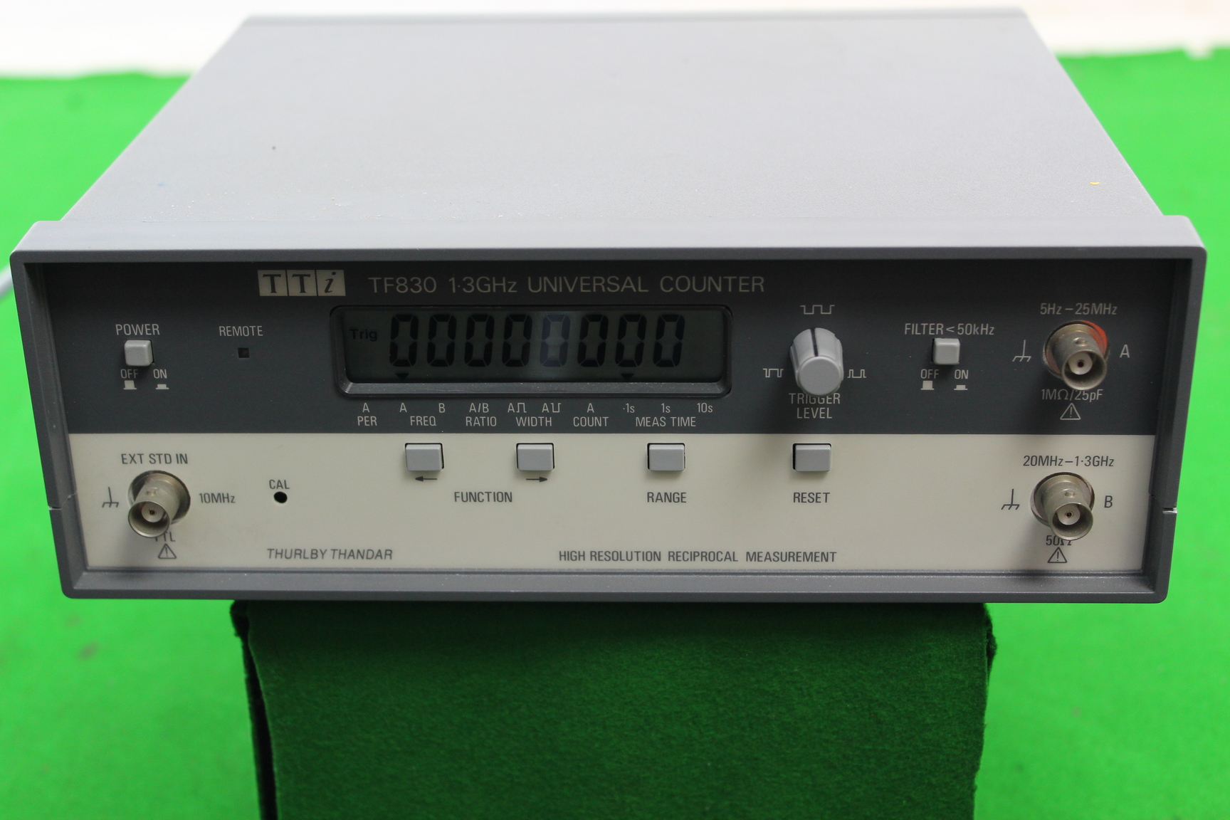 Image of Thurlby-Thandar TF830 1.3GHz Frequency Counter/Timer Mains / Battery Electrical 