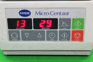Thumbnail image of Sanyo MSE Micro Centaur Benchtop Centrifuge MSB010.CX2.5 Lab Equipment