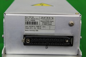 Thumbnail image of Balzers TCP 120 Turbo Controller Lab Turbomolecular Vacuum Pump Control