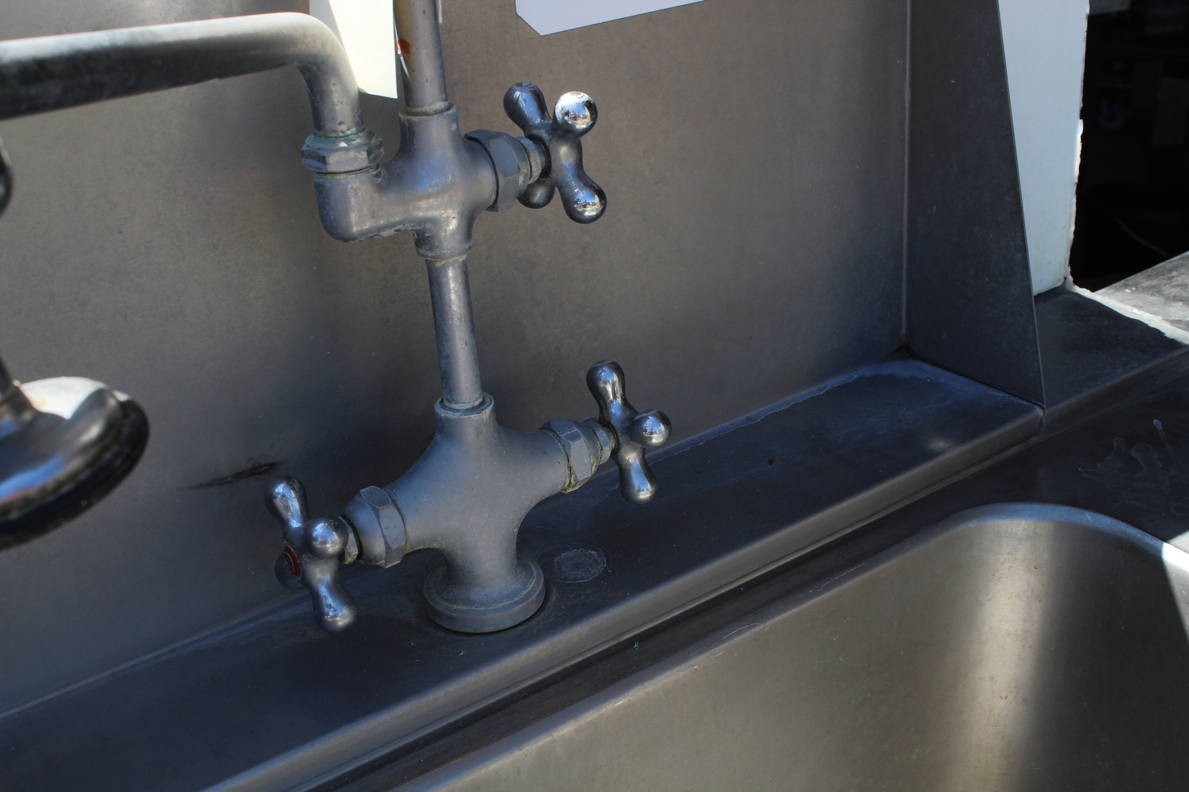 Image of Stainless Steel Sink Bench Commercial Catering Kitchen Canteen Units