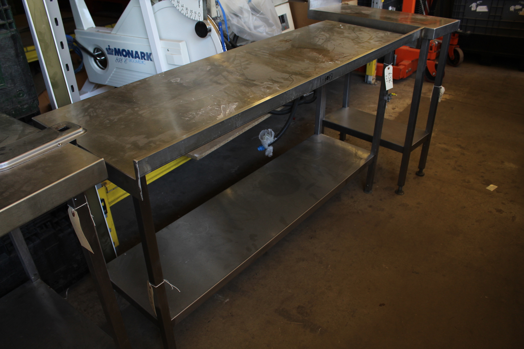 Image of Stainless Steel Kitchen Worktop Commercial Catering Bench Canteen Equipment