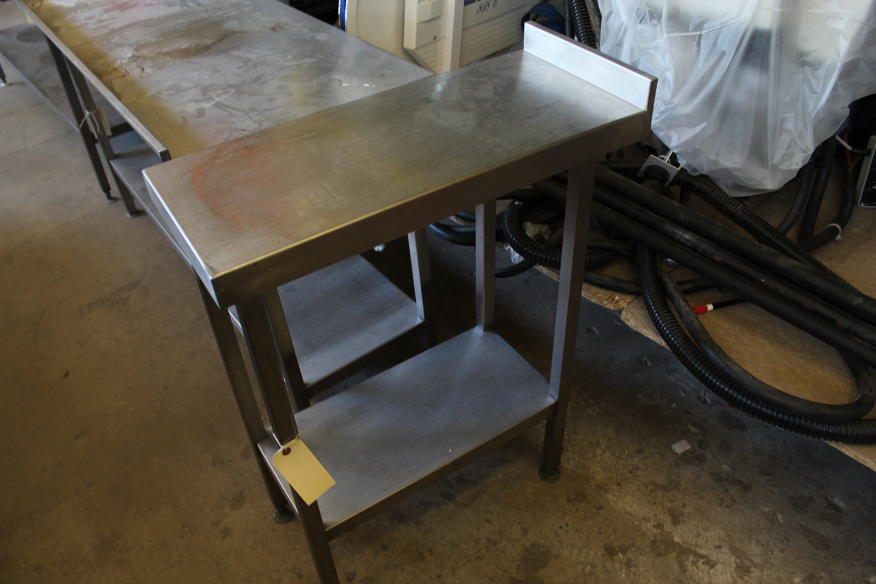 Image of Stainless Steel Kitchen Worktop Commercial Catering Bench Canteen Equipment