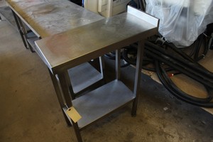 Thumbnail image of Stainless Steel Kitchen Worktop Commercial Catering Bench Canteen Equipment