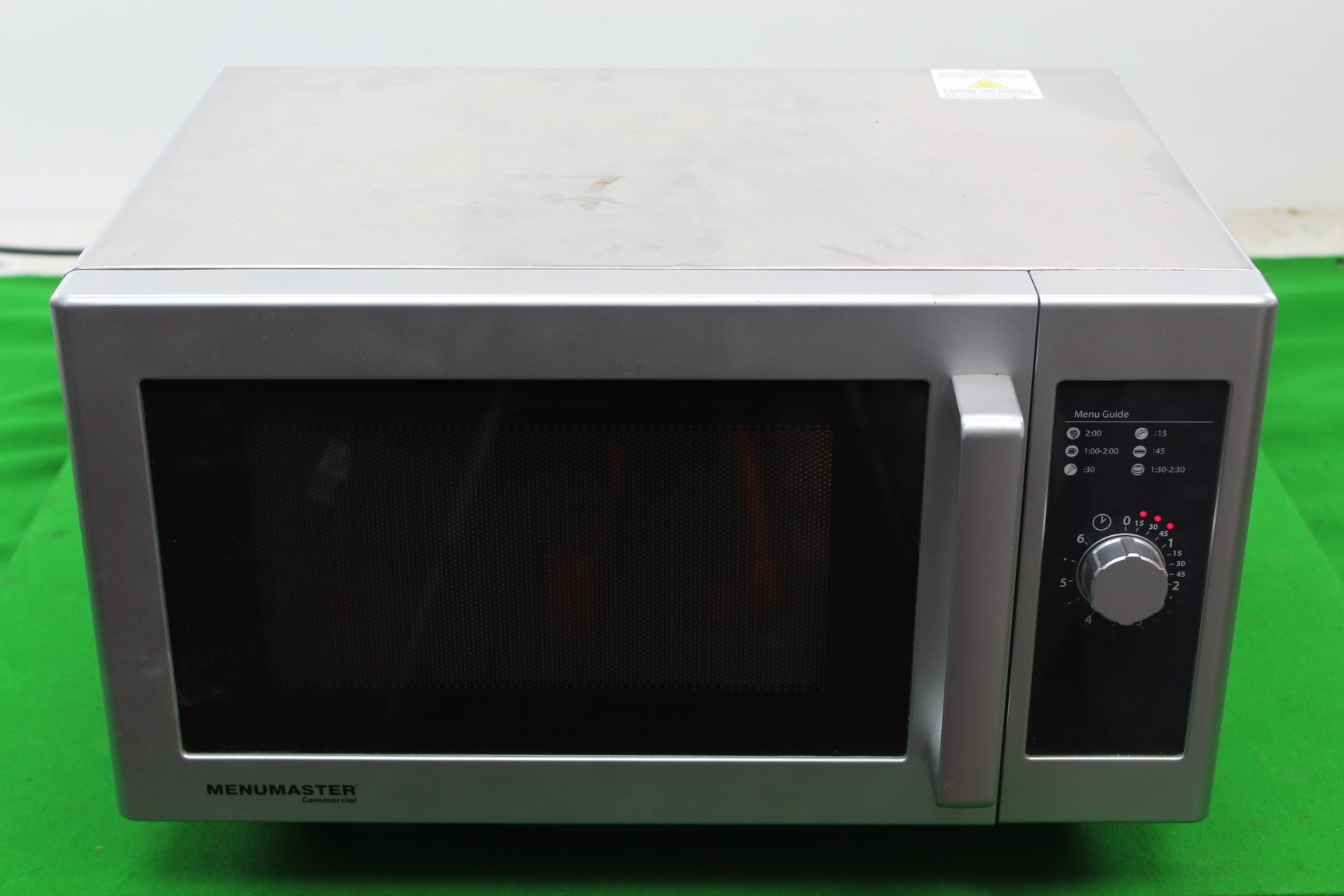 Image of Menumaster Commercial Microwave Oven RMS510D 230V Kitchen Dial Stainless Steel