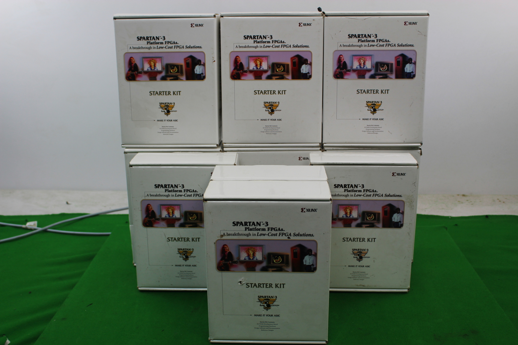 Image of Job lot of 8 x XILINX Spartan-3 Development Kit Circuit Boards Issi Digilent