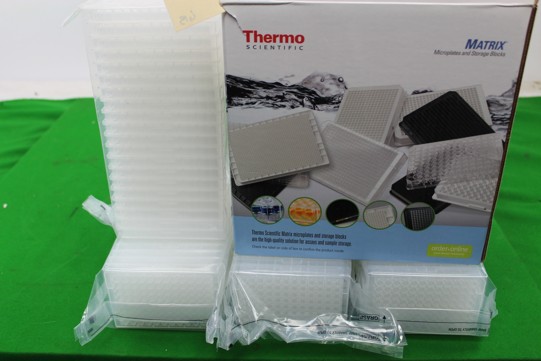 Image of Thermo Scientific Matrix 96-well Microplates PP U-bottom 80 Plates/Case 4917
