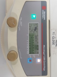 Thumbnail image of Beckman Coulter Microfuge 22R Benchtop Refrigerating Centrifuge Lab Medical