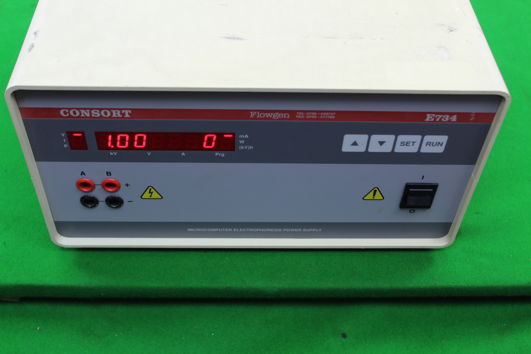 Image of Consort Flowgen E724 Electrophoresis Power Supply Lab Equipment 