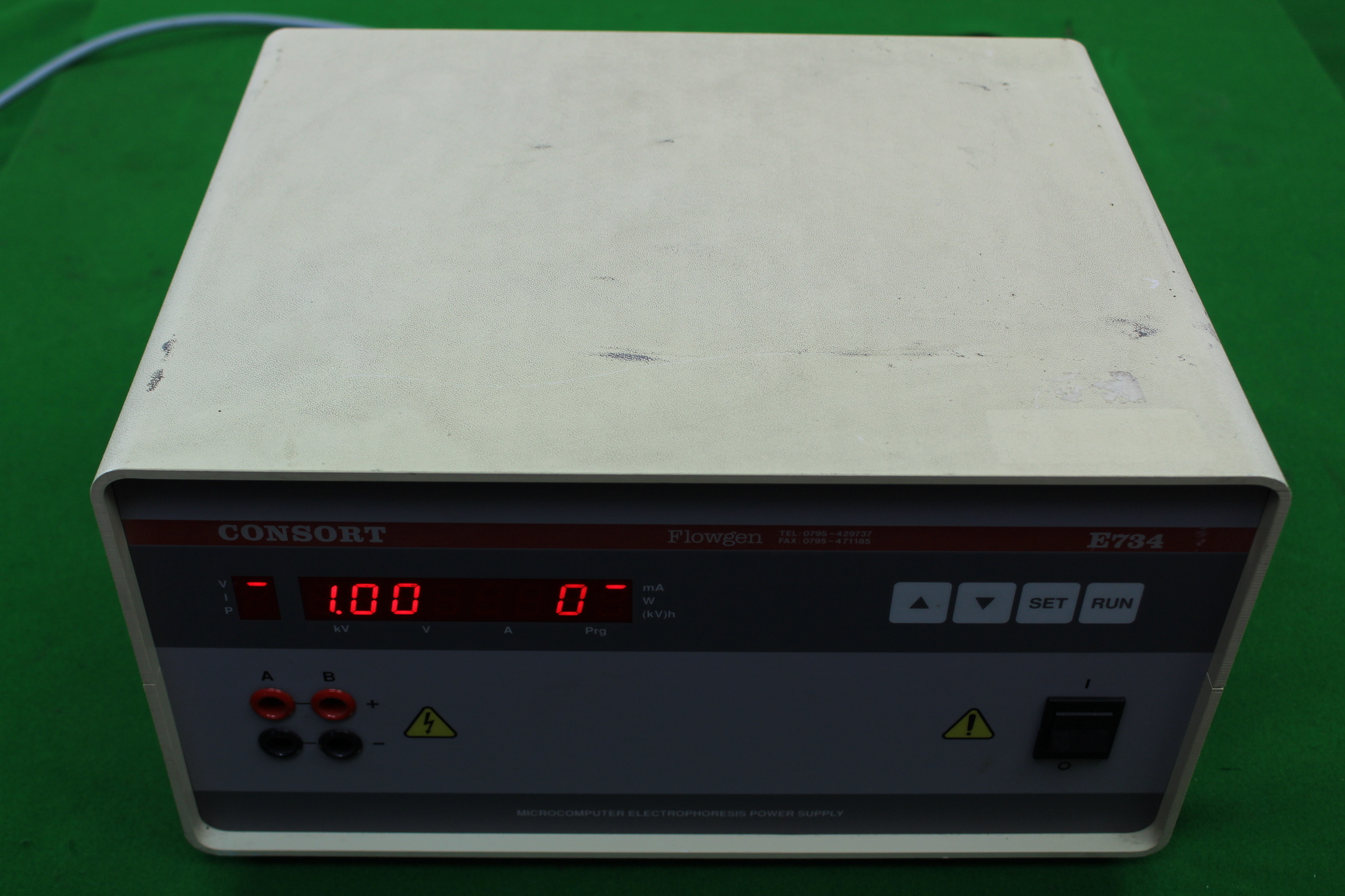 Image of Consort Flowgen E724 Electrophoresis Power Supply Lab Equipment 