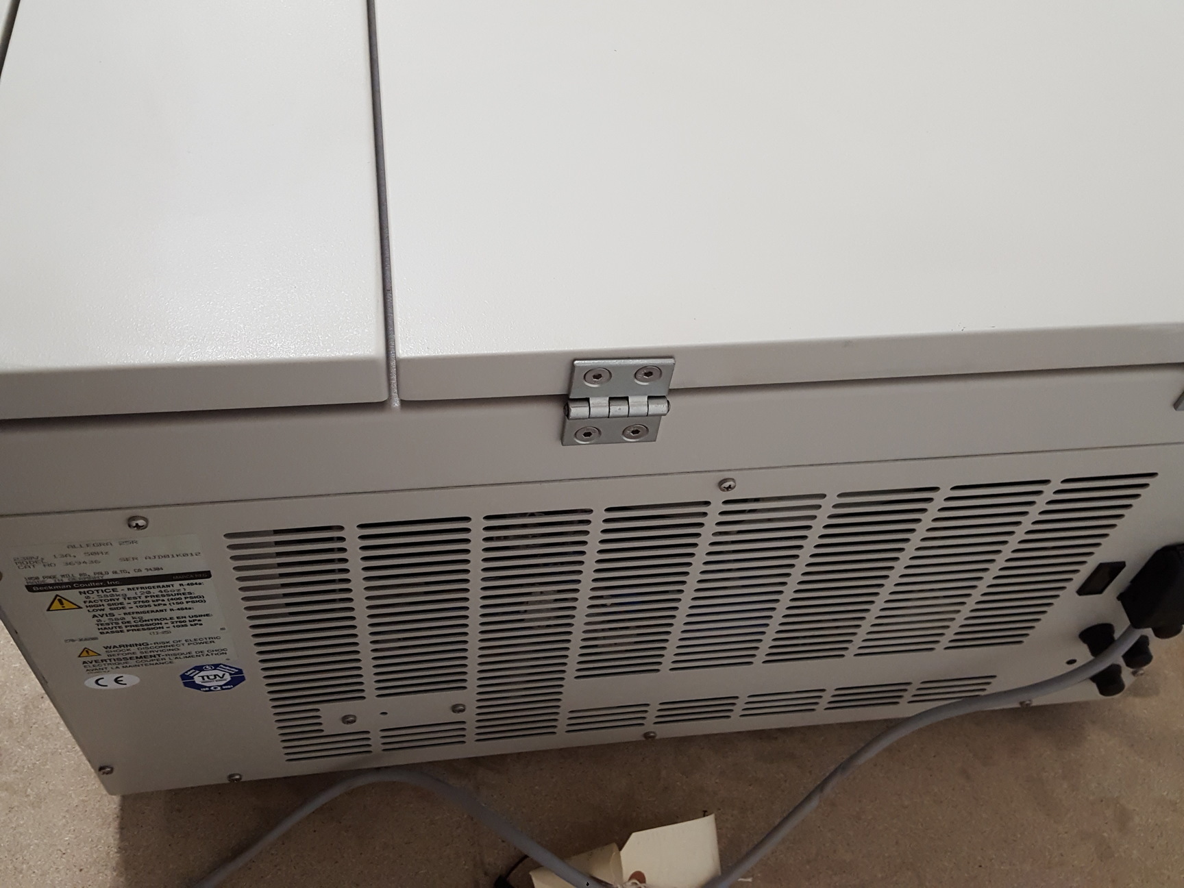 Image of Beckman Coulter Allegra 25R Benchtop Centrifuge Refrigerated