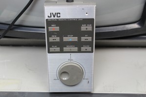 Thumbnail image of Vintage Retro JVC Television Model VM-14PSN(G) Colour w/ VCR BR-6400TR + Remote