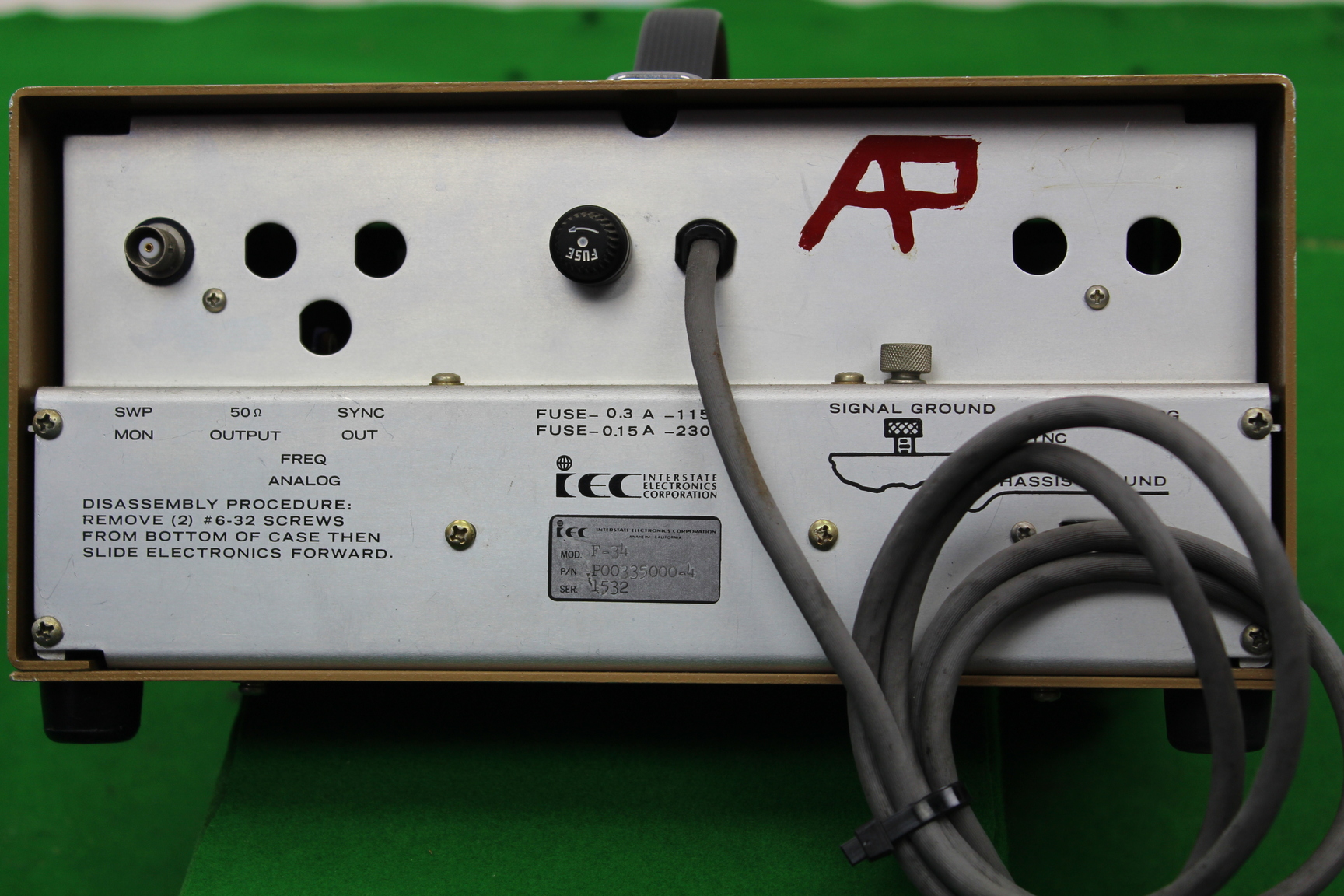 Image of IEC F34 Function Generator Analogue Signal Laboratory Equipment