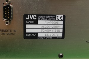 Thumbnail image of JVC AV-P700 Visual Presenter Laboratory Classroom Document Camera SVGA