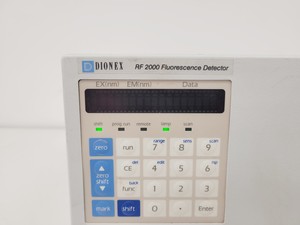 Thumbnail image of Dionex RF 2000 Fluorescence Detector Lab Laboratory Equipment HPLC