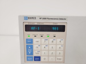 Thumbnail image of Dionex RF 2000 Fluorescence Detector Lab Laboratory Equipment HPLC