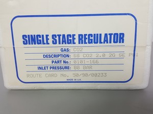 Thumbnail image of LEEC Single Stage CO2 Regulator Part No. 0101-166 - SS C02 2.0 2G SE PSI Lab