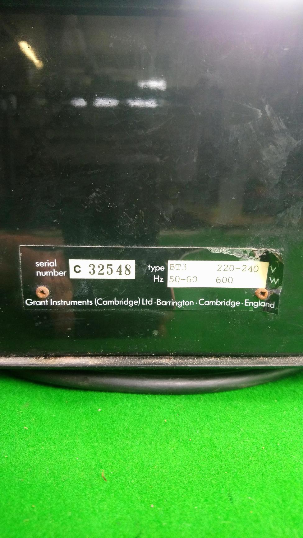 Image of  Grant BT3 Dri Dry Block Heater, 3 Heat Blocks (54 holes) 20-140°C 240V