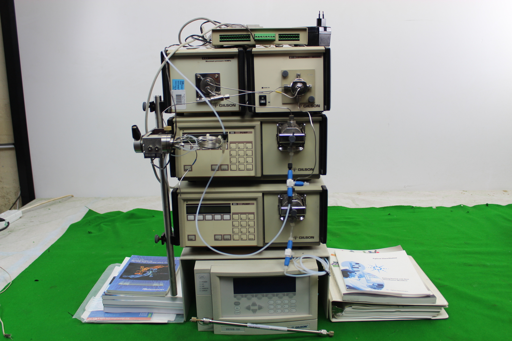 Image of Gilson HPLC UniPoint System Dynamic Mixer Manometric Module Lab Chromatography