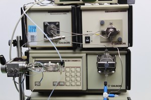 Thumbnail image of Gilson HPLC UniPoint System Dynamic Mixer Manometric Module Lab Chromatography