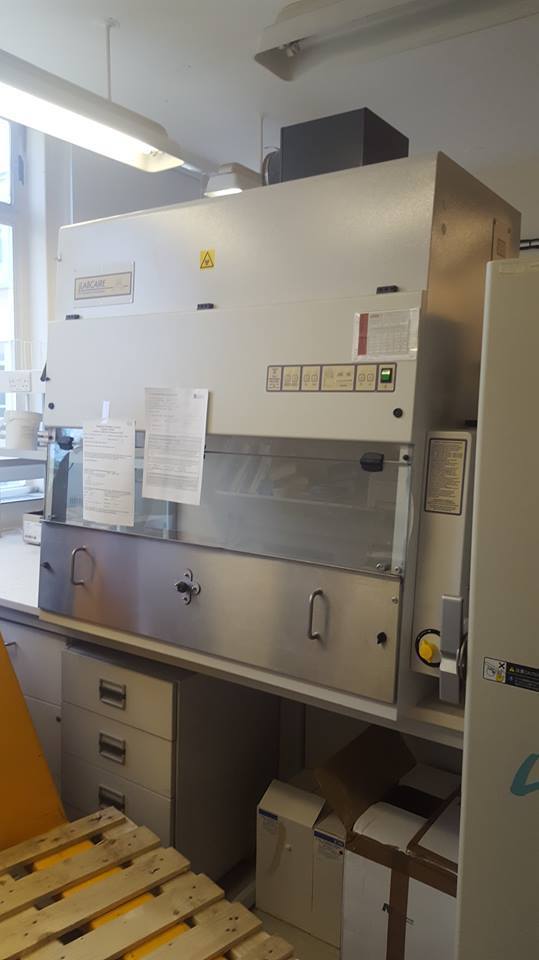 Image of Faulty Labcaire SC Class II Microbiological Safety Cabinet / Fume Hood SC12DUV 