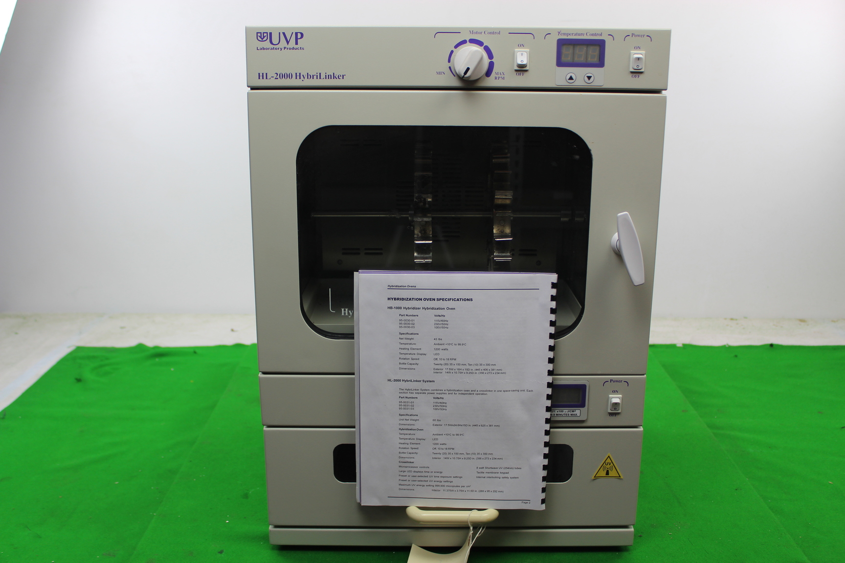 UVP Lab Products HL2000 Hybrilinker Hybridization Oven UV Crosslinker