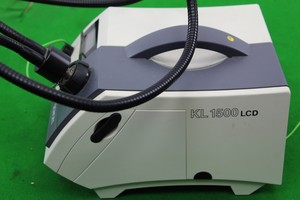 Thumbnail image of Schott KL 1500 LCD Fibre Optic Microscope Light Source Lab Equipment