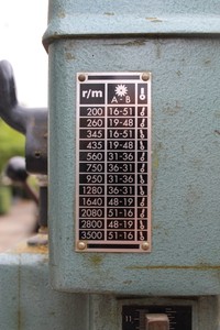 Thumbnail image of Arboga Maskiner G 2512 Pillar Drill Floor Standing 5 Phase 3 Pin Max r/m 3500