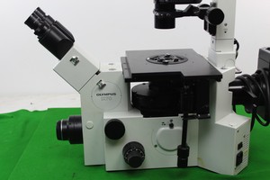 Thumbnail image of Olympus IX70 Phase Contrast Fluorescence Inverted Microscope Lab Equipment