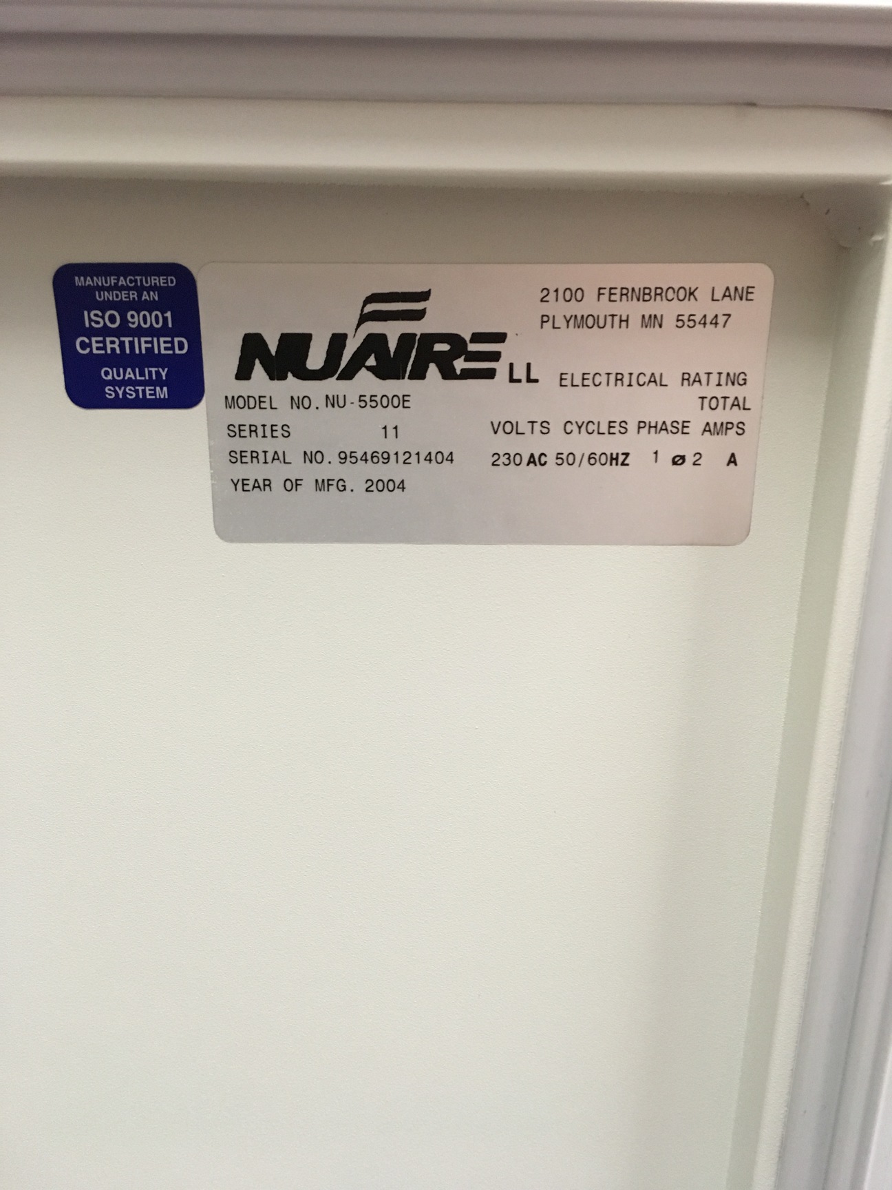 Image of NUAIRE DH AUTOFLOW CO2 Air-Jacketed Incubator Model 5500E Ser2 Lab Equipment